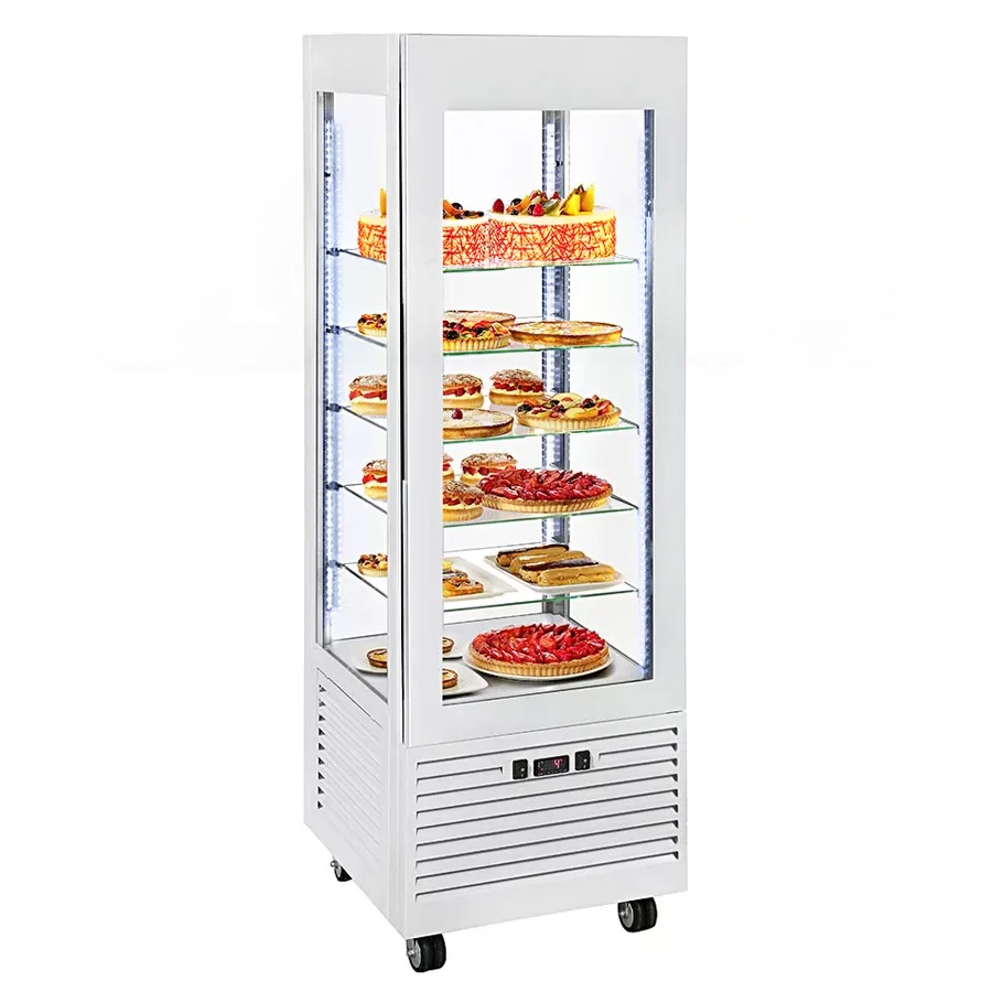 Ventilated positive display cabinet – Glass shelves – RD 600